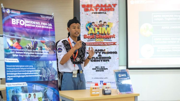 Inovasi Siswa SMK Juara AHM Best Student 2025 dengan Biodiesel dari Limbah Ikan