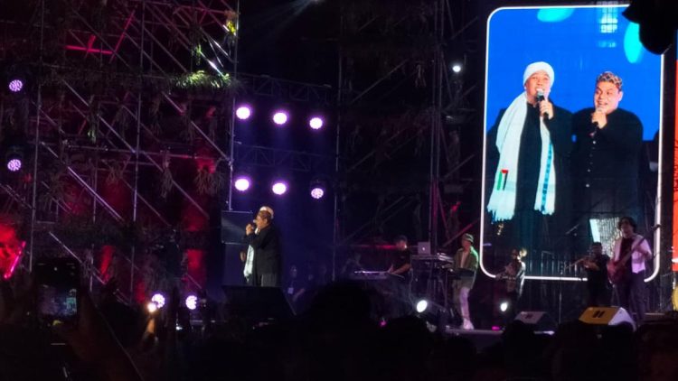 Hadad Alwi dan Opick Hibur Synchronize Fest 2025 dengan Selawat dan Doa untuk Palestina